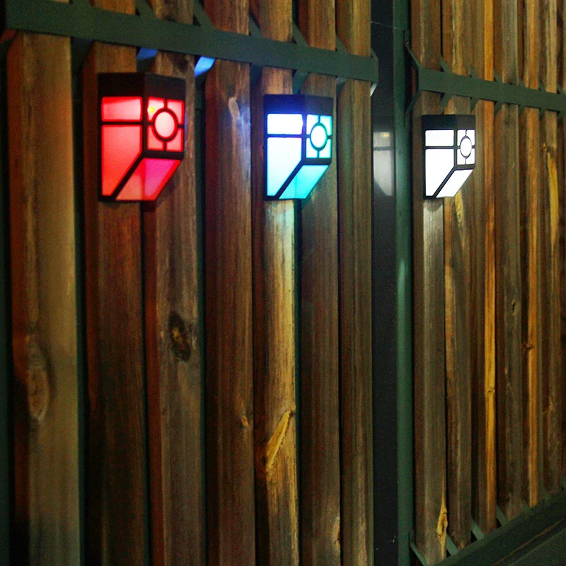 Лампы на солнечной батарее домашний настенный светильник уличная