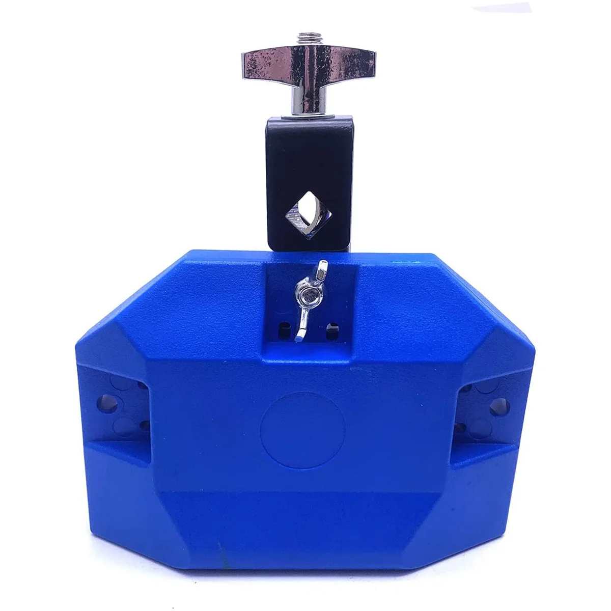 

Jam Drum Block Latin Percussion Musical Instrument Plastic with 3 Sided Mount Medium Pitch (Blue)