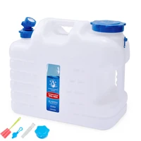 outdoor camping water container with spigot portable water canteen jug carboy with water tube and cap water canteen jug carboy