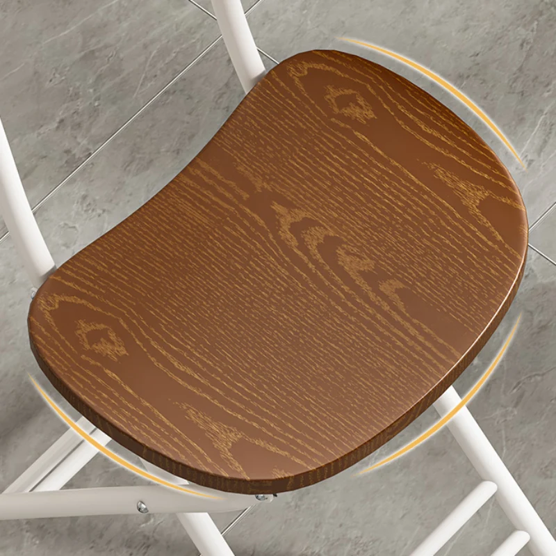 Стул пластиковый роскошный одиночные барные стулья для отдыха Мягкая Кухня