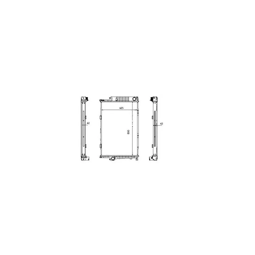 NRF Радиаторы системы охлаждения двигателей внутреннего сгорания (507620) |