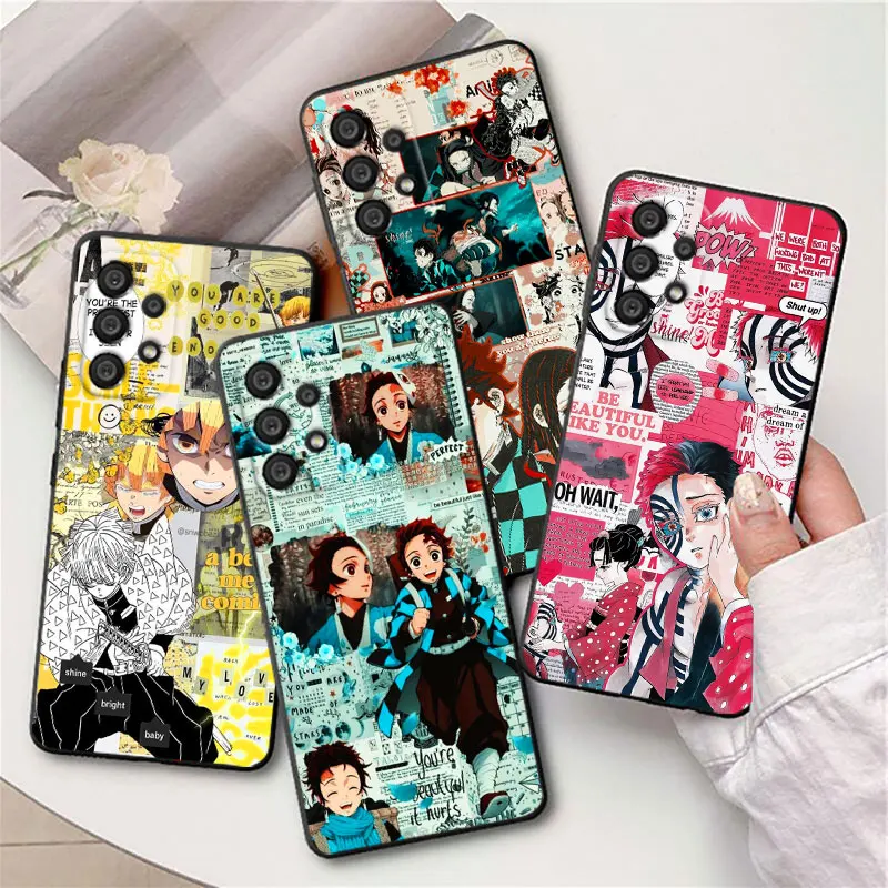 

Demon Slayer pretty illustration Phone Case For Samsung j8 j7 j2 Core M13 M33 M23 M52 M32 M22 M31S M31 M21 M20 M10 Black Cover