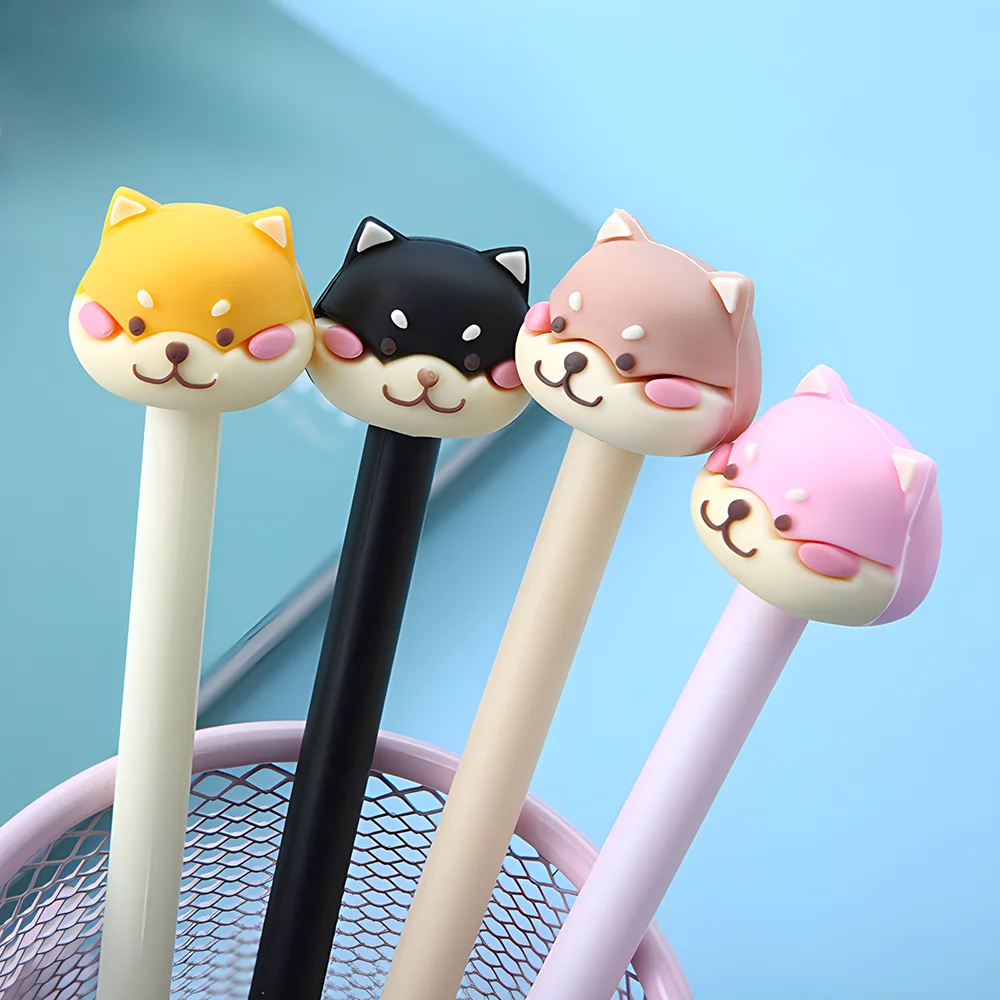 Новинка необычные шерстяные ручки с цветком ромашки 3D письменные Kawaii для девочек