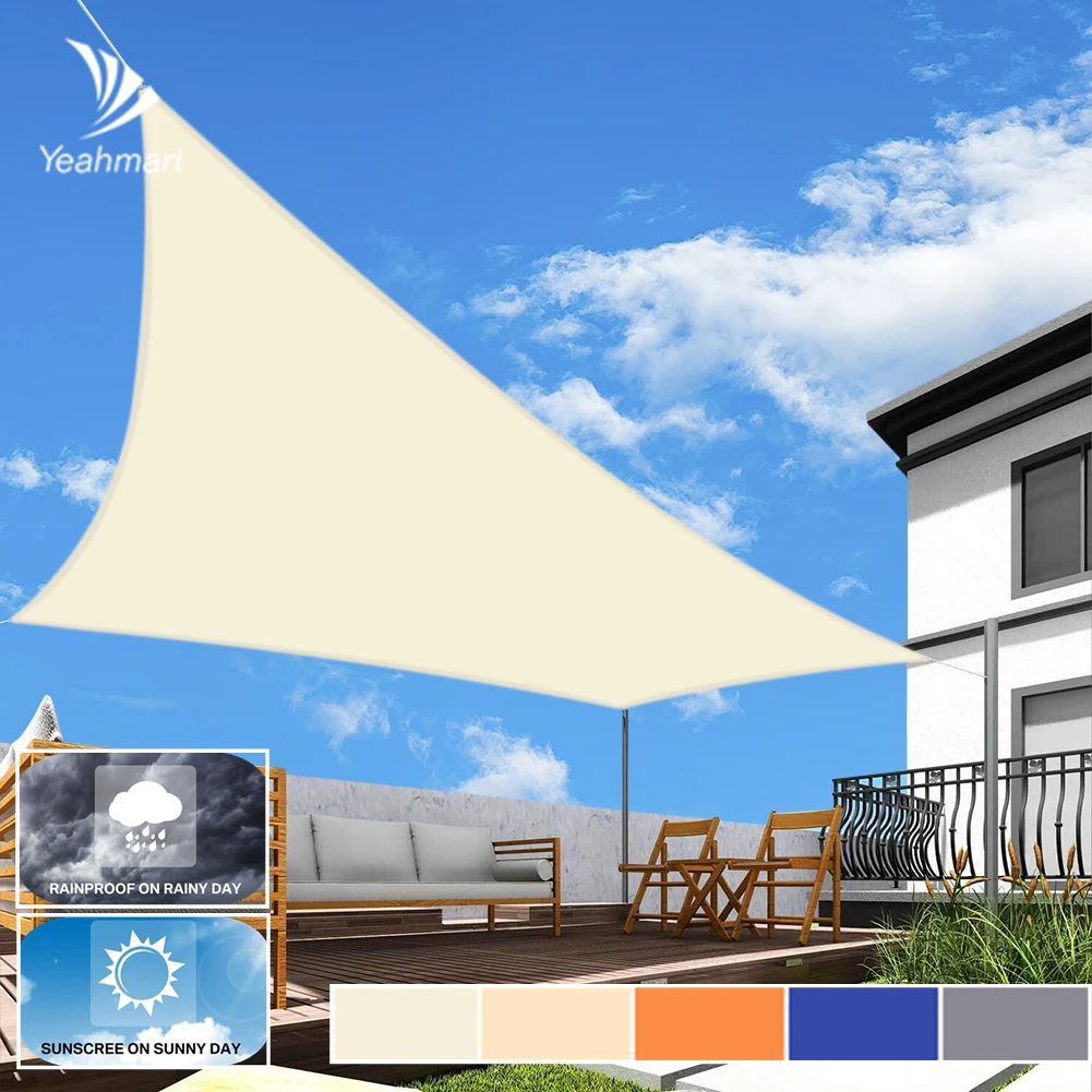 

Sun Shield Awning Canopy Camping Shelter Shades for Home Waterproof Rectangle Sun Shade Sail Sunshade Garden Patio Pool Cloth
