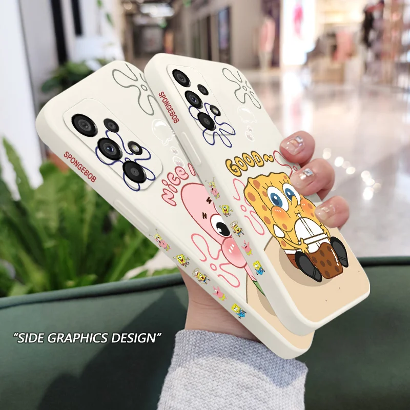Milk Tea Baby Phone Case For Samsung A54 A34 A24 A14 A73 A53 A33 A23 A13 A03S A04 A04S A72 A52 A52S A32 A22 A12 A71 A51 4G 5G