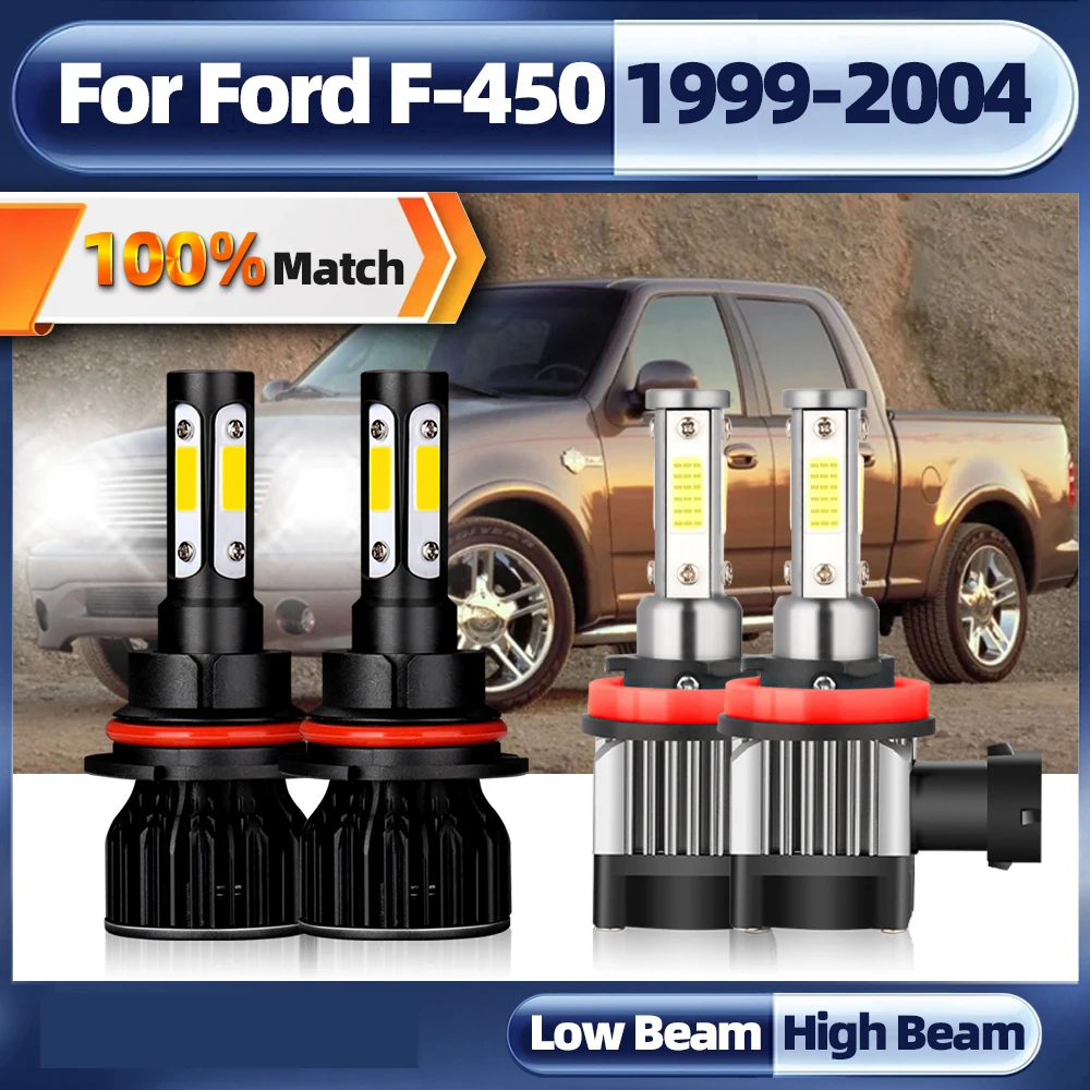 

Car LED Headlight Bulbs CSP Chip 9005 9007 360W 6000K Headlamp Fog Lights 60000LM For Ford F-450 1999 2000 2001 2002 2003 2004