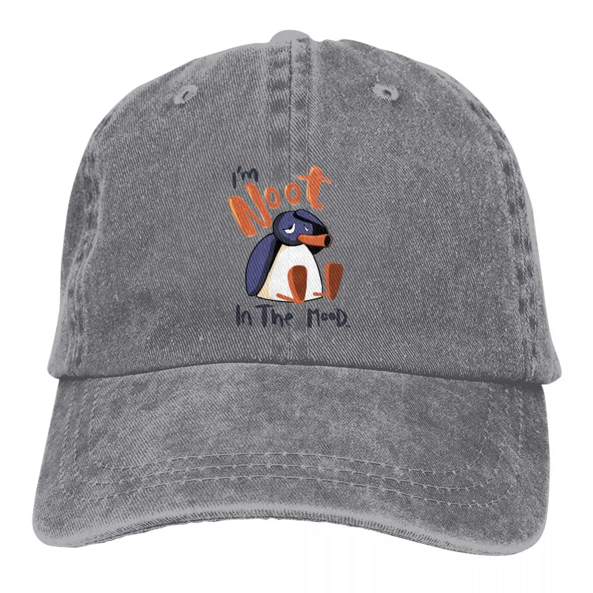 

NOOT In The Mood Baseball Caps Peaked Cap Pingu Pinga Penguin TV Sun Shade Hats for Men Women