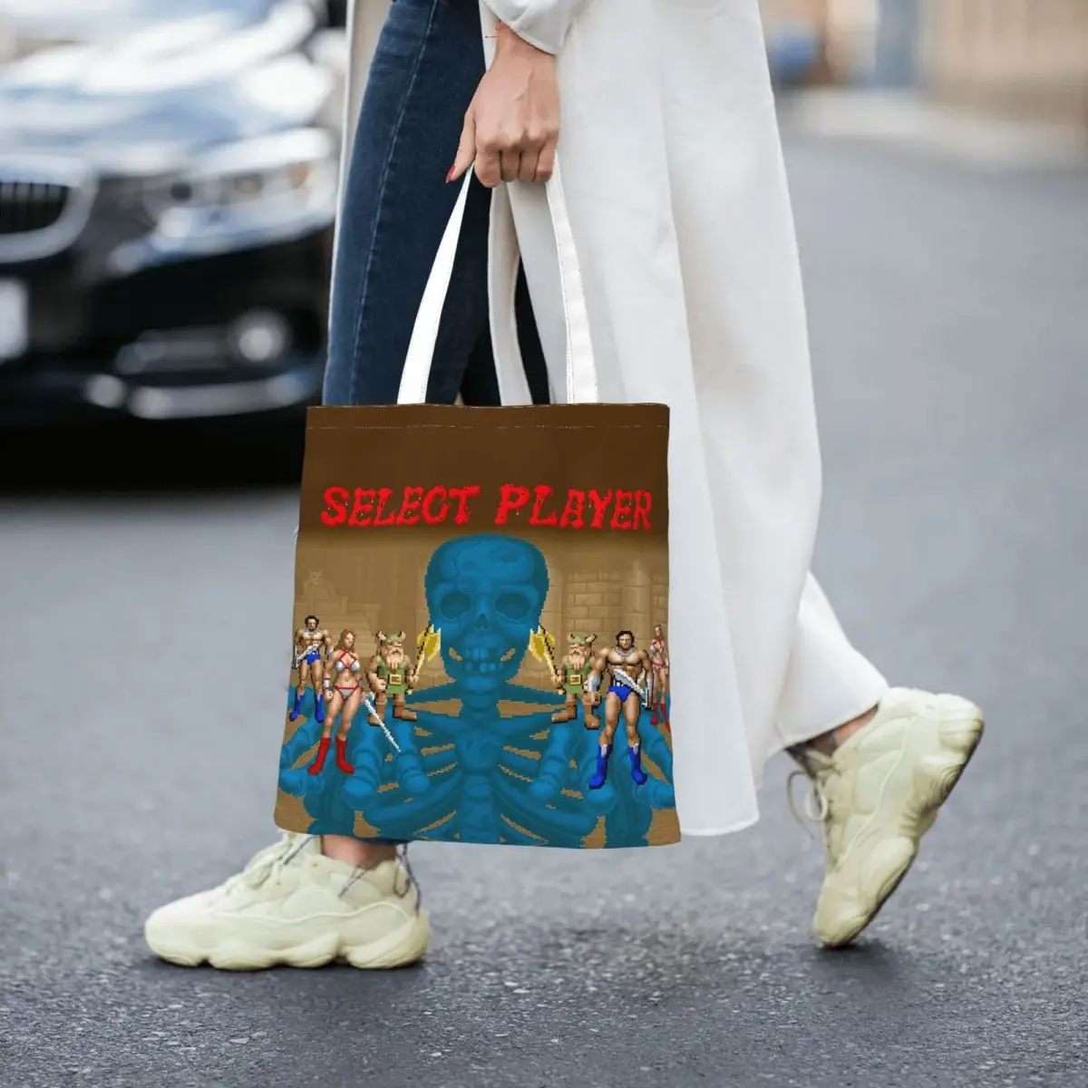 Golden Axe - Select Player Totes Canvas Handbag Women Canvas Shopping Bag