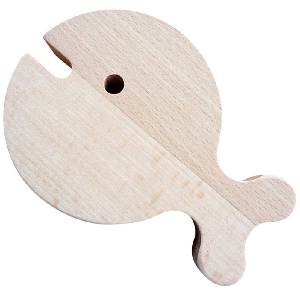 

Children Wooden Fish Chip Color Painting Fish Adorable Wooden Fish Ornament