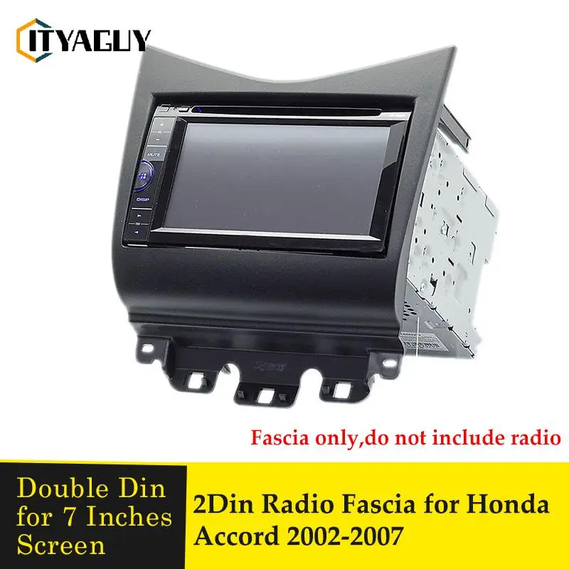 

Двойная Din Fascia Для Honda Accord 2002-2007 Радио DVD стерео CD панель монтаж приборной панели комплект отделки рамка для лица DVD Fasica