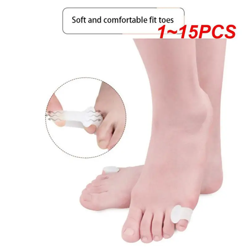 

1~15PCS =1pair Separator Finger Feet Care Protector Silicone Toe Orthopedic Products Bunion Corrector Hallux Valgus For Pedicure