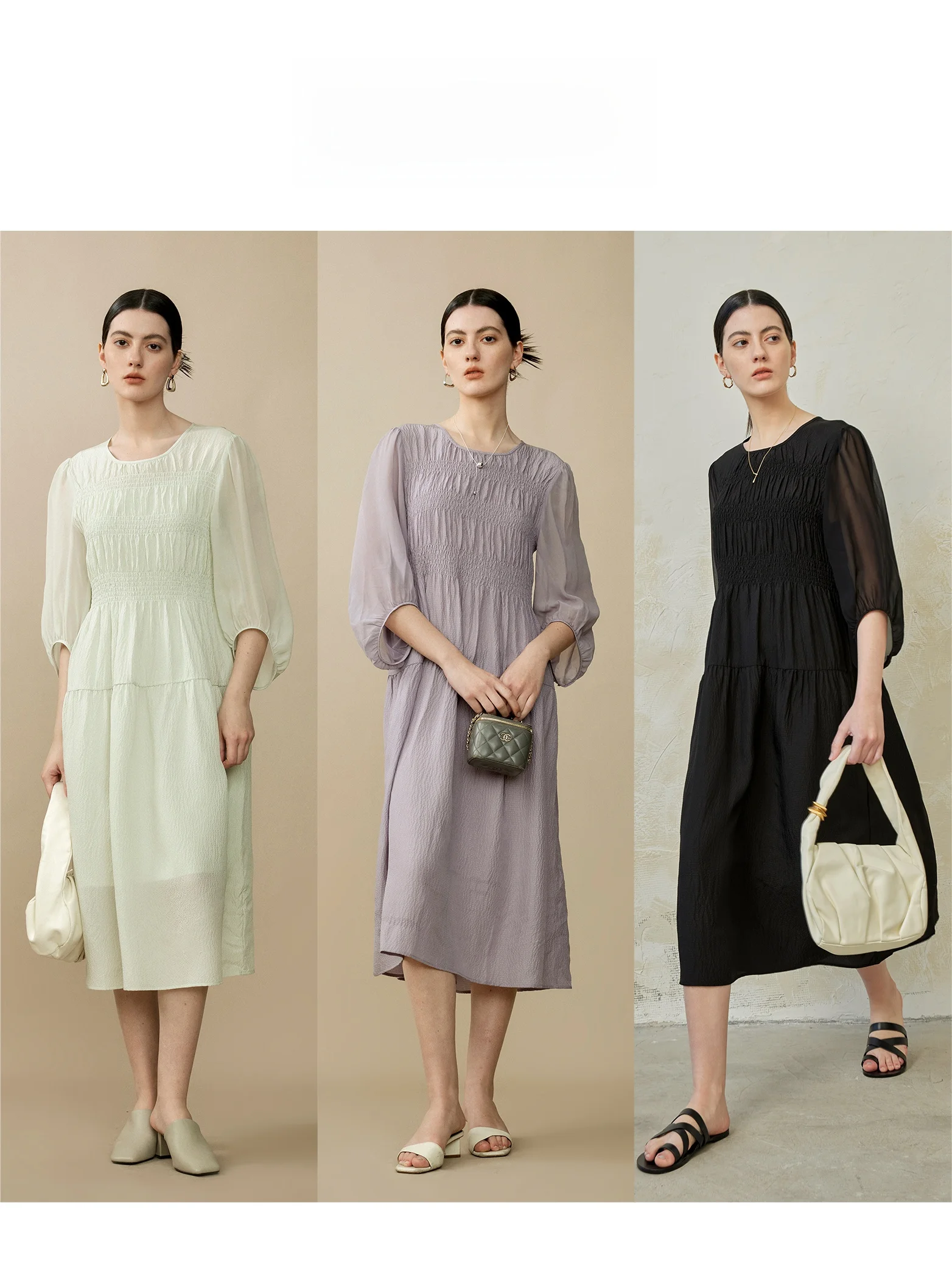 Тыквенная долина [Ночная продажа под луной] Горизонтальный креп 4 мм 00 Шелк +