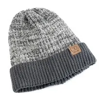 Зимние теплые шапки утепленные Повседневные вязаные модная ветрозащитная