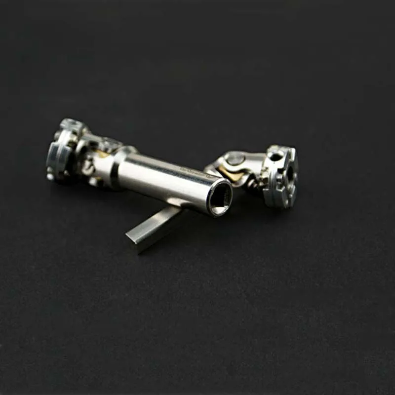 

LESU 59-74 мм металлический фланец CVD приводной вал часть для 1/14 Tamiya Радиоуправляемый трактор грузовик Benz MAN самосвал Модель "сделай сам"