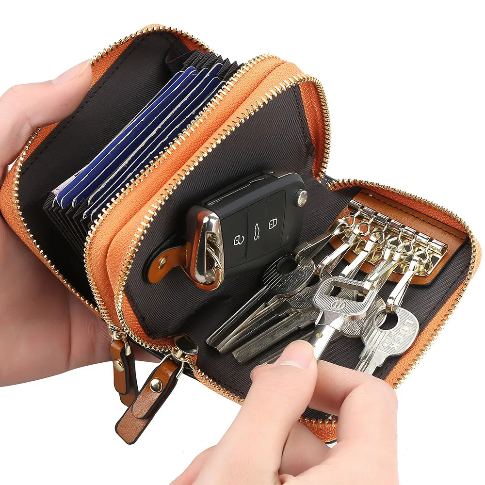 

Women Wallets Key Holder Name Customized Card Holders Classic Top Quality Female Purse Zipper Key Wallet For Women Carteria