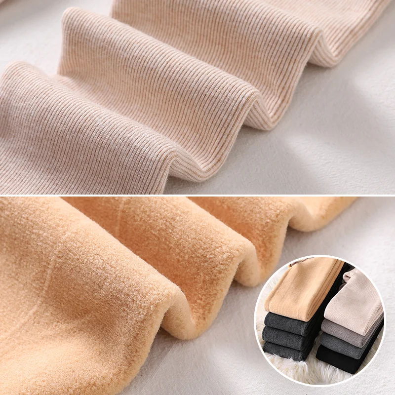 8980 Autumn Winter Thick Warm Maternity Skinny Legging Thermal Fleece Belly Pantyhose Clothes for Pregnant Women Pregnancy Pants