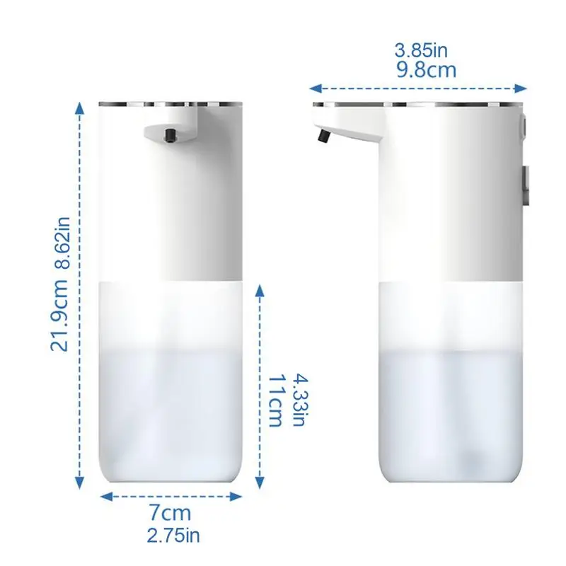 Electric Hand Soap Sensor Soap Pump Wall Mounted Soap Dispenser TYPE-C Low Voltage Automatic Soap Dispenser For Bathrooms