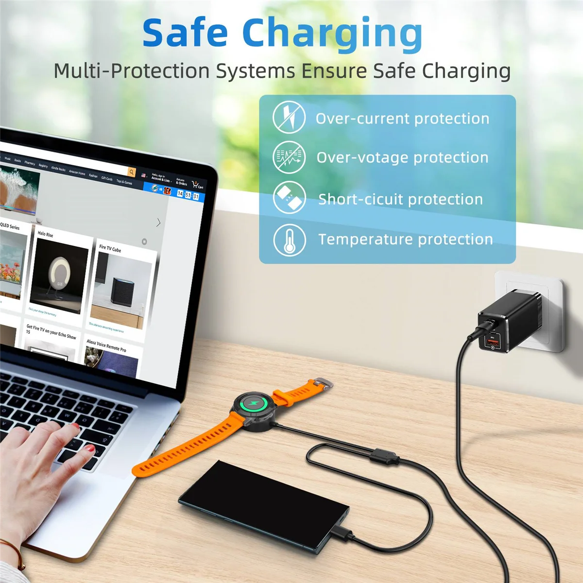 

USB-кабель для зарядки Garmin Charger Dock Fenix7S Charger Enduro Forerunner мобильный телефон, зарядный кабель