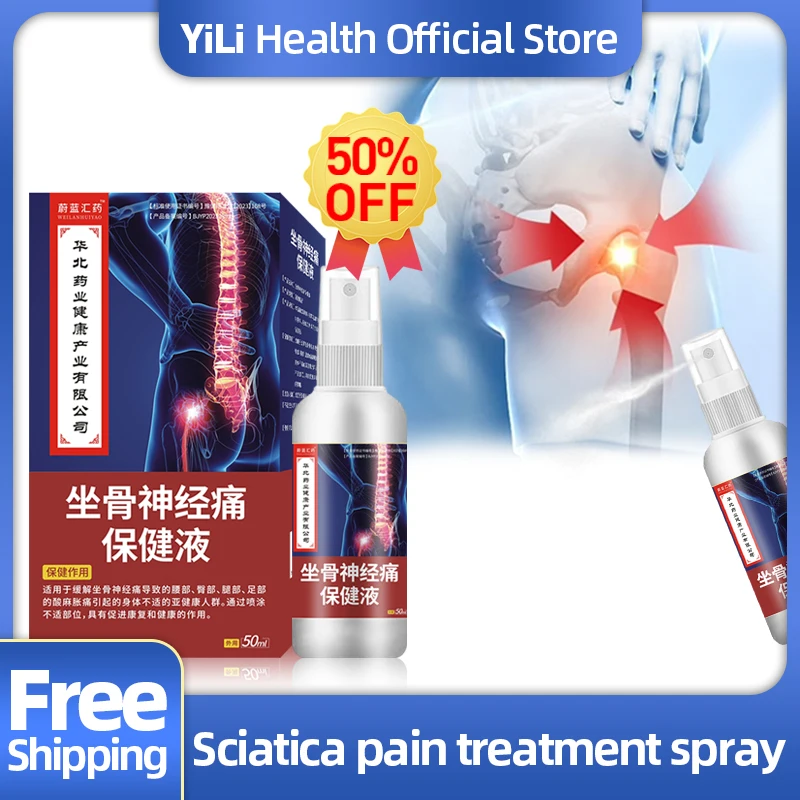 Медицинский спрей для снятия боли в мышцах и суставах бедер