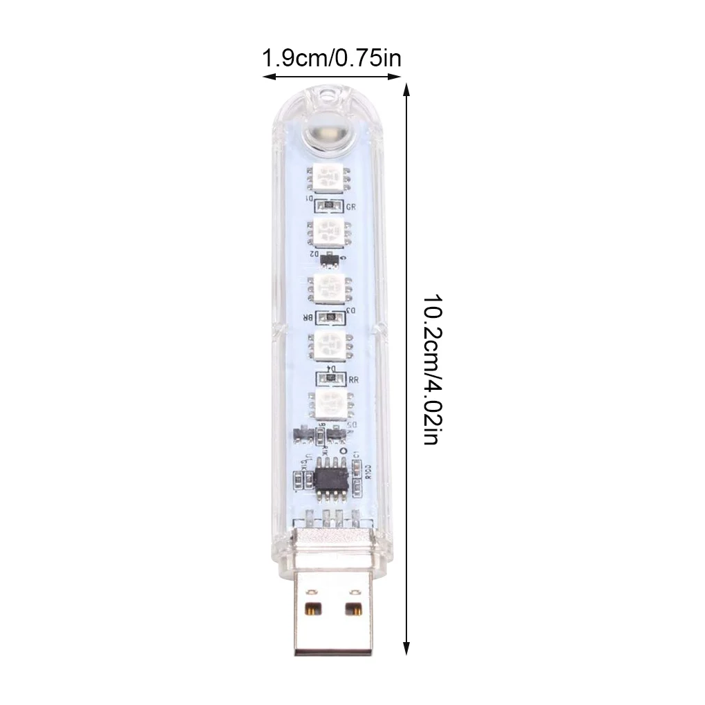 

USB Colorful Lamp Household Rooms Decorations Compact Atmosphere Lamps
