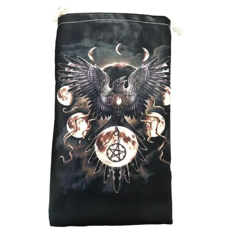 

Сумки для карт Tarot, сумка для игральных костей, женская сумка с завязкой, сумка для хранения карт Tarot, сумка для игральных костей, Кристальные детали для карт