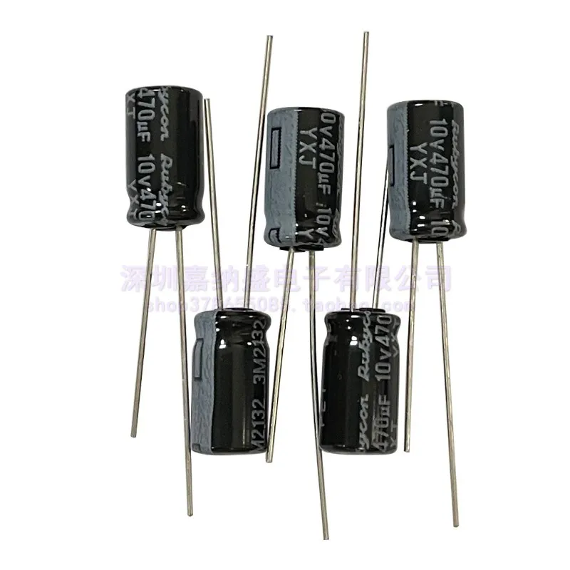 

50Pcs/lot original new 10V 470UF 6.3*1mm1 YXJ high frequency long life electrolytic capacitor