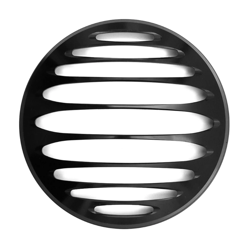 

Винтажные мотоциклетные фары, накладка на гриль, маска для лампы, защита, алюминиевый сплав, Легкая фиксация для мотоциклов, черный