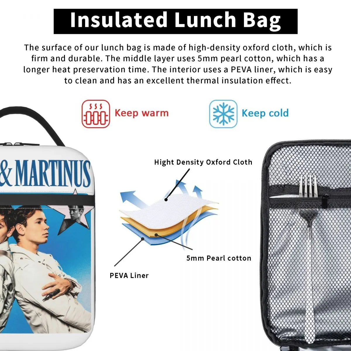 Изолированные ланч-пакеты с Маркусом и мартинусом 2024