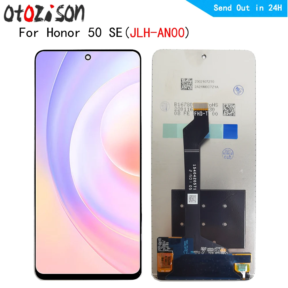 Для Honor50 SE 6 78 &quotIPS-дисплей для Huawei Honor 50 JLH-AN00 ЖК-дисплей с рамкой ЖК-экран сенсорный