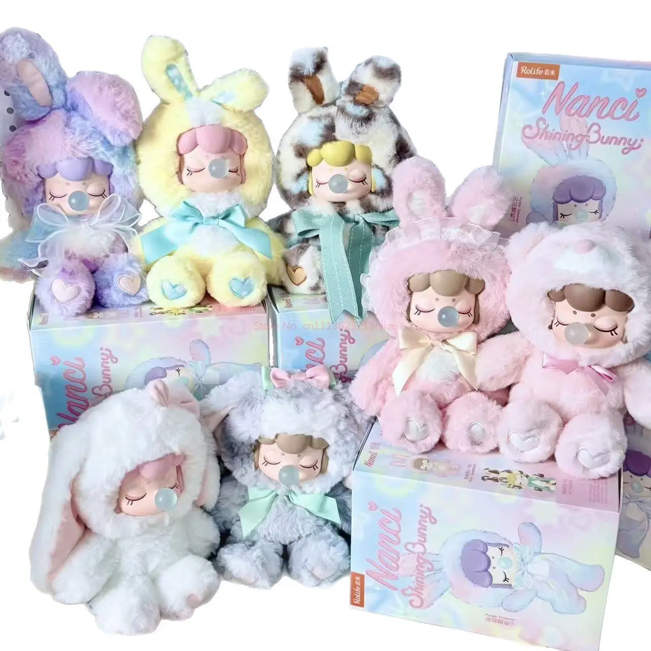 В наличии: Серия Nancie Shining Bunny, коллекционная мягкая плюшевая фигурка-игрушка Vol.2 для взрослых коллекционеров (Blind Box) (art.: 3920d9aa4bb07) - 3920d9aa4bb07