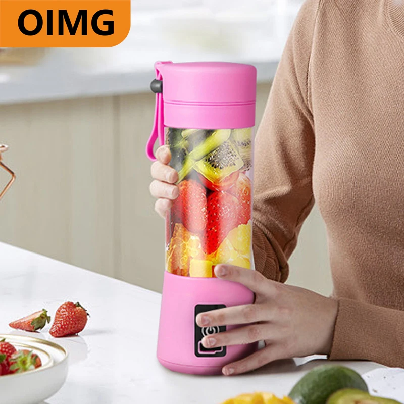

6 Cutter Mini Portable Juicers USB Electric Mixer Fruit Smoothie Blender For Machine Food Processor Maker Juice Extractor