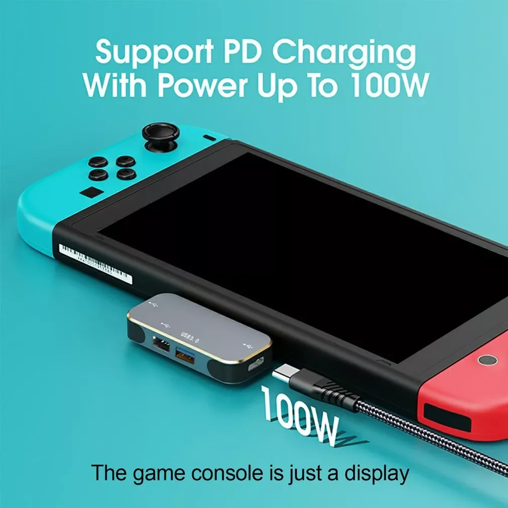 

Type C To USB Hub 3-port HUB Mini Adapter Universal Compatible Hub High-speed And Stable Transmission