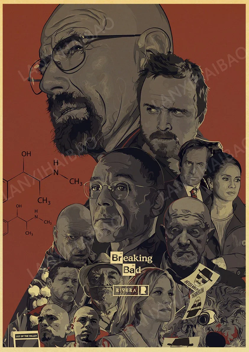 

Настенная картина JKPICTURE "Breaking Bad", печать на холсте