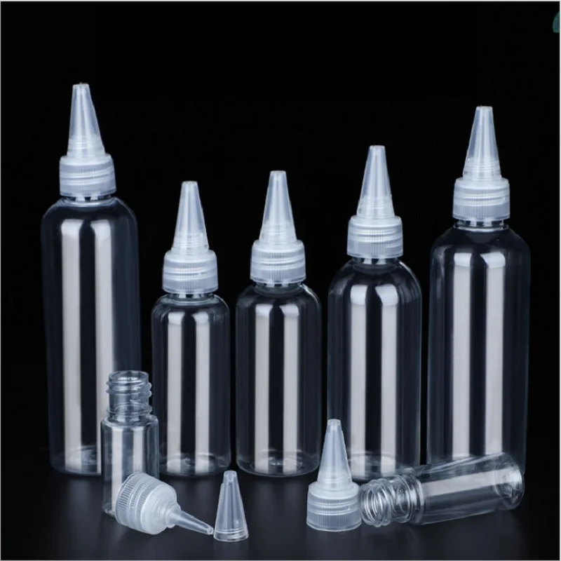 

20Pcs 30/50/60/80/100ML Plastic Squeeze Dropper Bottles Ink Glue Empty Container Organizer Bottle Split Bottle