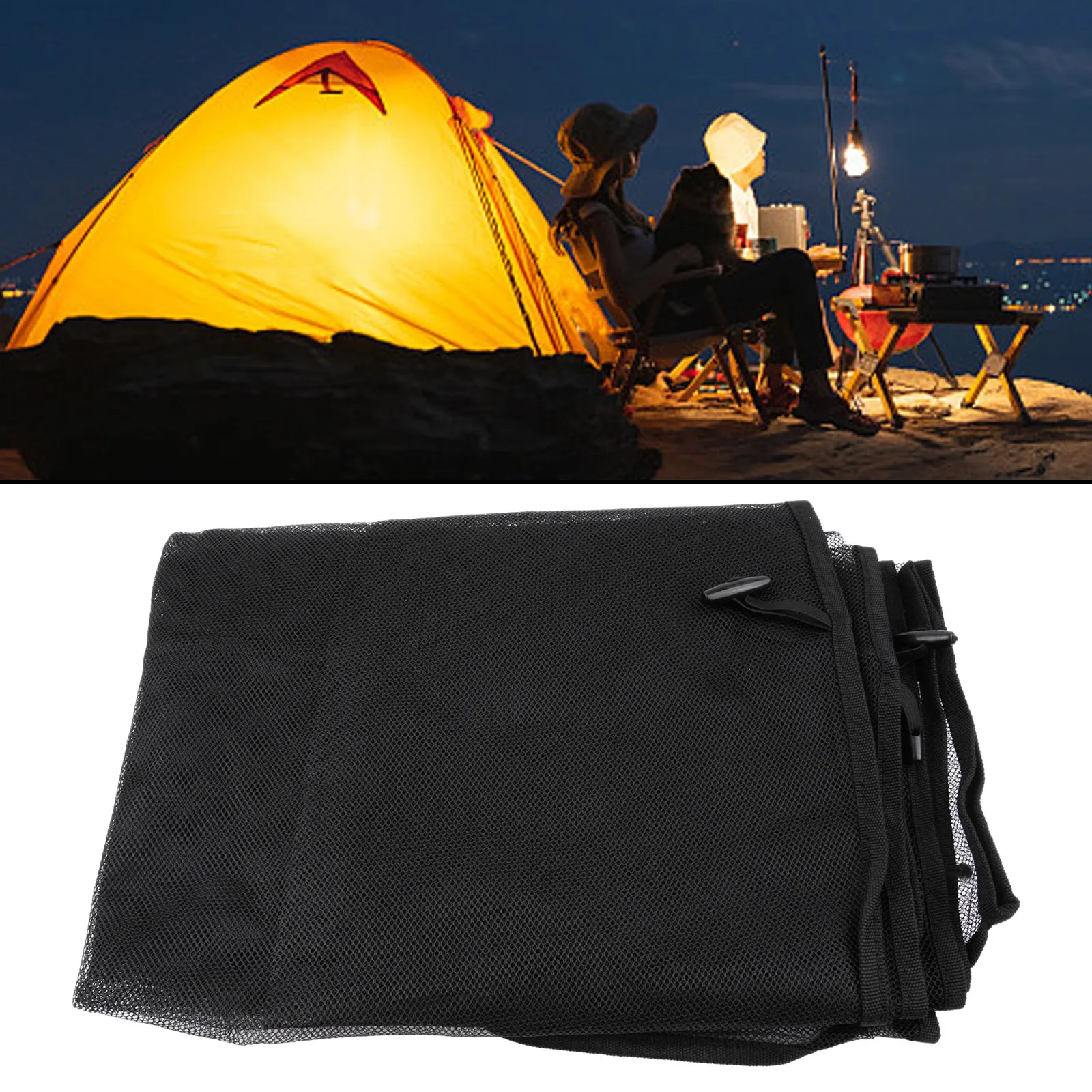 

Durable Net Cover Sun Shade Durable Outdoor Hiking Polyester 1pc 88x48x50cm Camping Equipment Cart Accessories