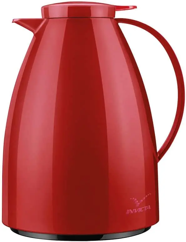 

Teapot Vienna 750ml with Red Trigger Velvet Office Thermos Bottle Insulation Kettle Hot Water Thermos Pot