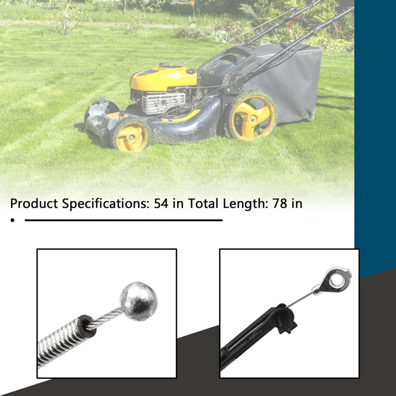 Тормозной кабель 133-8158 для газонокосилки Toro 30 дюймов Timemaster подходит модели 20199 20200