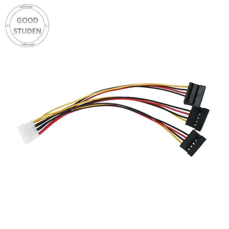 4-контактный IDE Molex на 3 ATA SATA разветвитель питания Удлинительный кабель Разъемы |