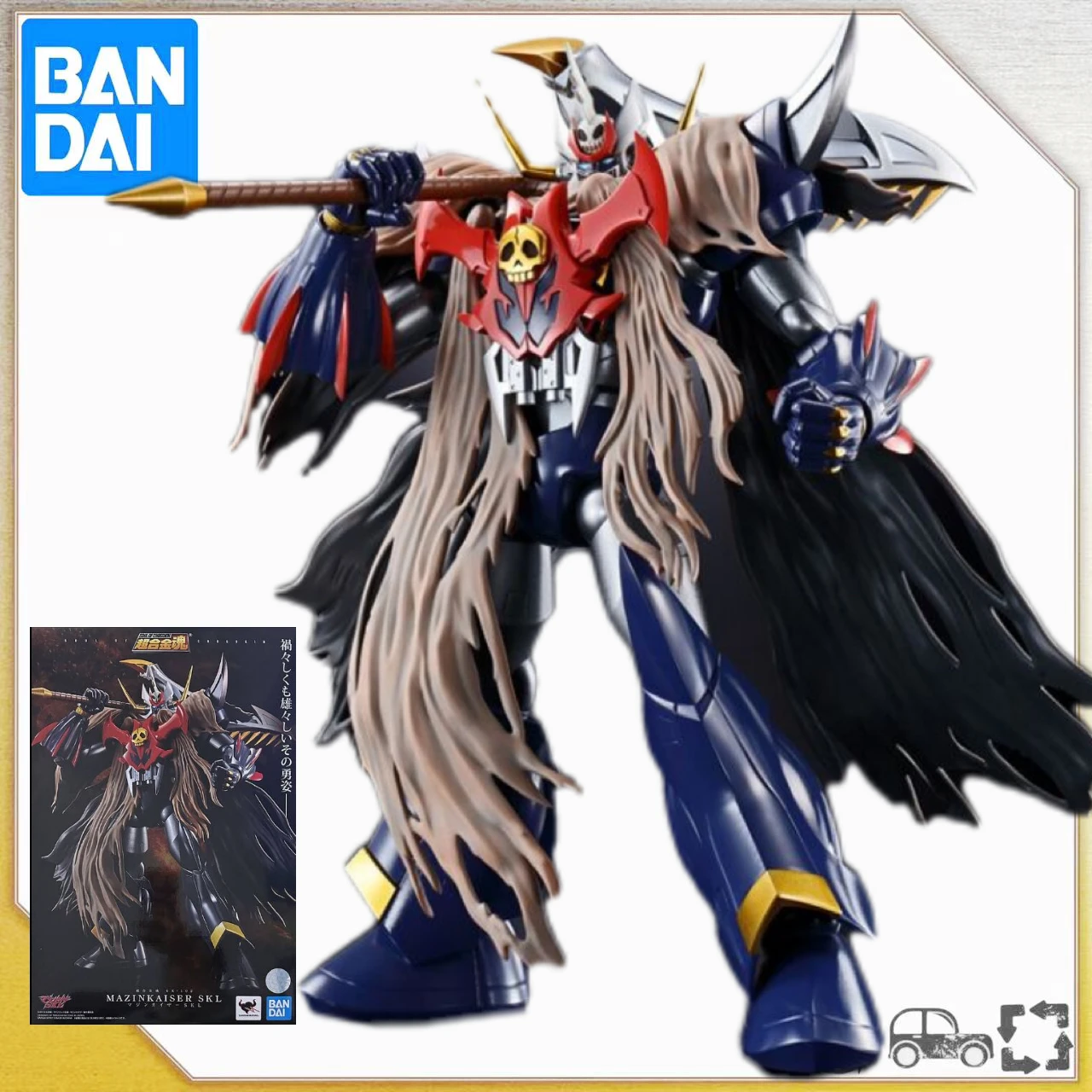 Bandai оригинальная экшн-фигурка Soul of Chogokin mazinkсбор Skl GX-102 коллекция моделей