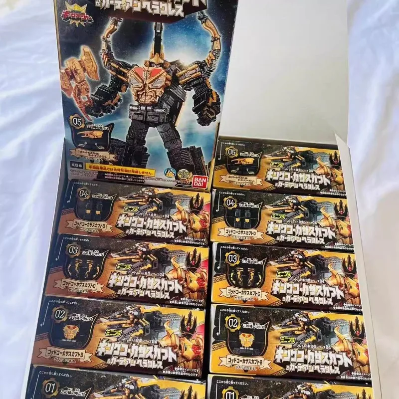 Набор из 5 оригинальных игрушек Bandai Ohsama Sentai King-Oh 04 Beetle Tower фигурка аниме Сборная