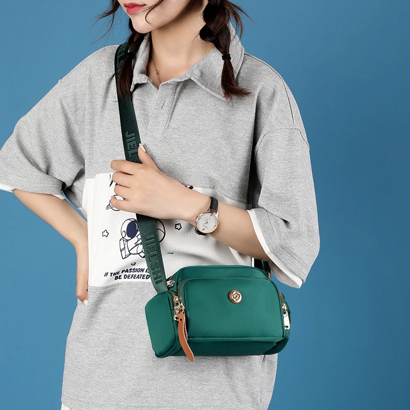 High Quality Small Woman's CrossBody Bag Female Messenger Bag Ladies Shoulder bag Nylon Phone Tote Handbag 2022 fashion Brand