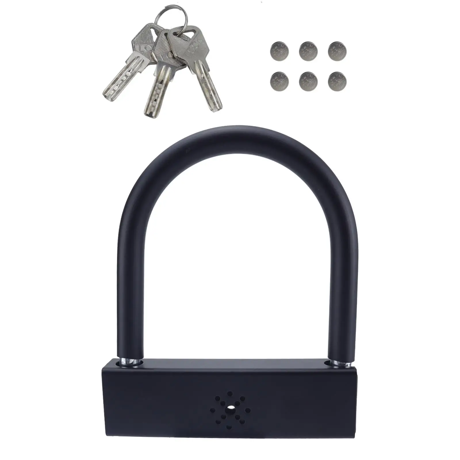 U-образный замок с сигнализацией Велоспорт Мотоцикл Езда на велосипеде Ворота