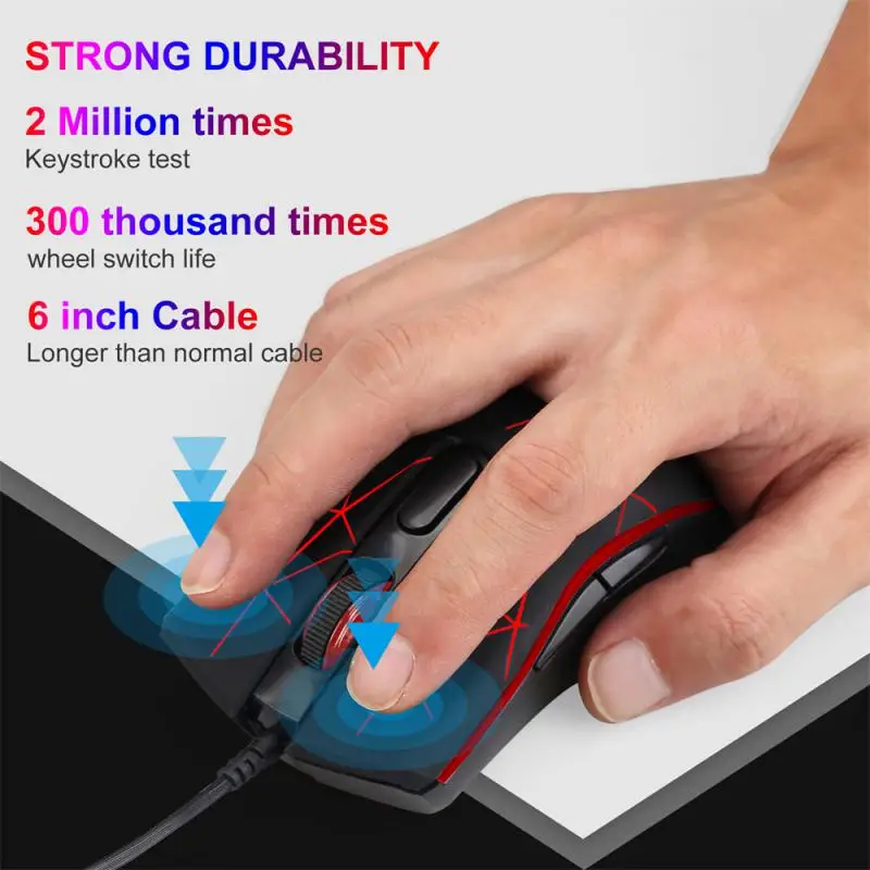 Phablet Mouse E-sports Mouse Long Ear Rabbit Type-C Mouse Applicable To Apple Huawei Samsung Oppo Xiaomi Notebook Conveniently images - 6