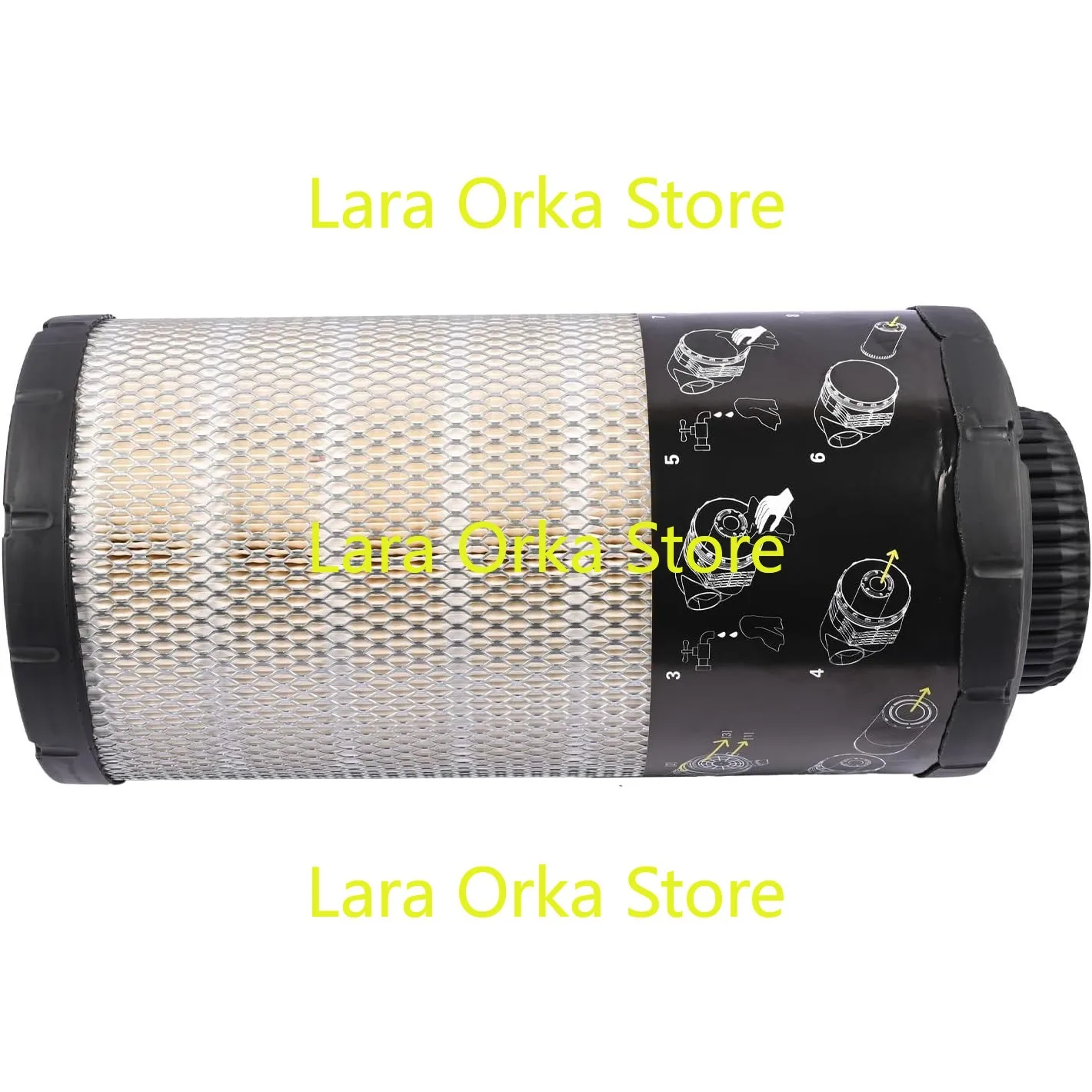 Комплект воздушного фильтра 7386224 7386225 Совместим с погрузчиком Bobcat S62 S64 S66 S76 T62 T64 T66