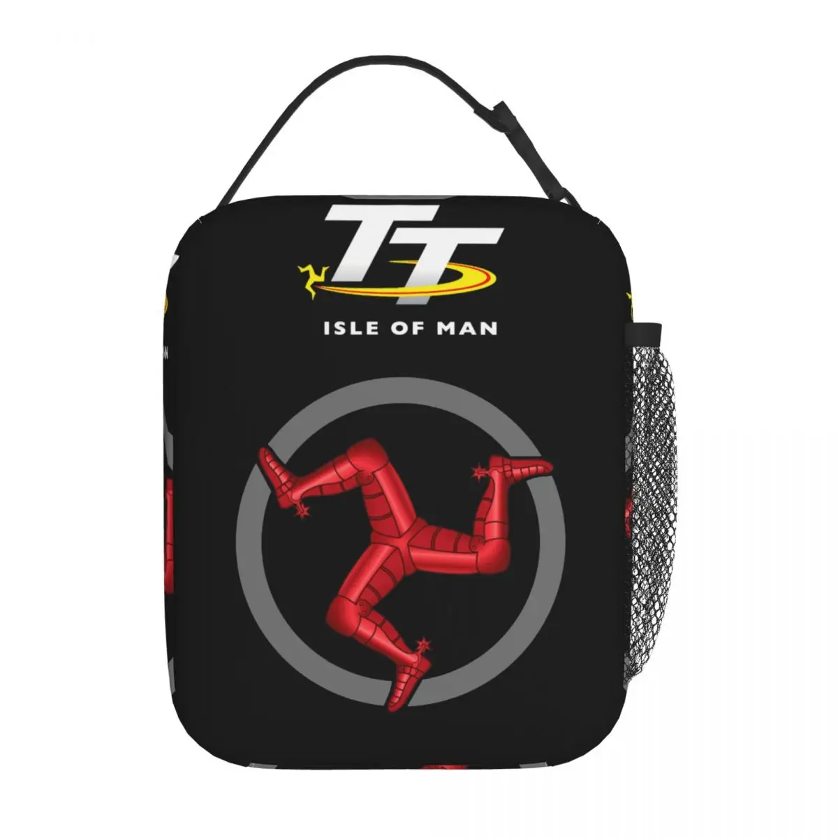 

Isle Of Man TT Accessories Insulated Lunch Bag for Men Women School Food Box Portable Unique Design Cooler Thermal Lunch Box