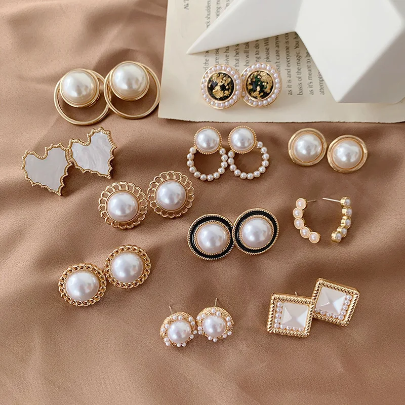 

Korean Fashion Butterfly Flower Pearl Earrings for Women 2022 Luxury Gold Plated Jewelry Clip on Earrings Free Shipping