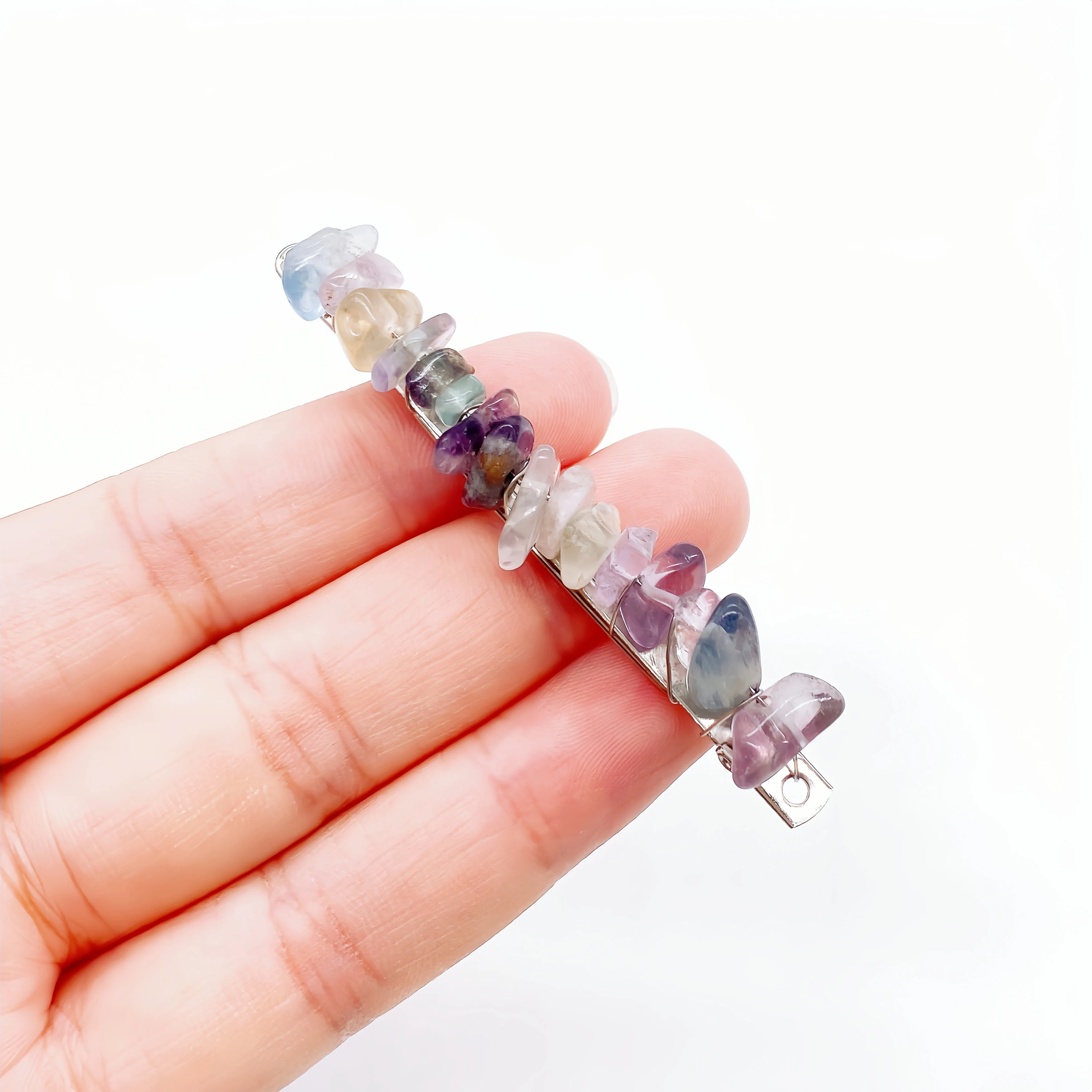 

Кристалльные заколки для волос