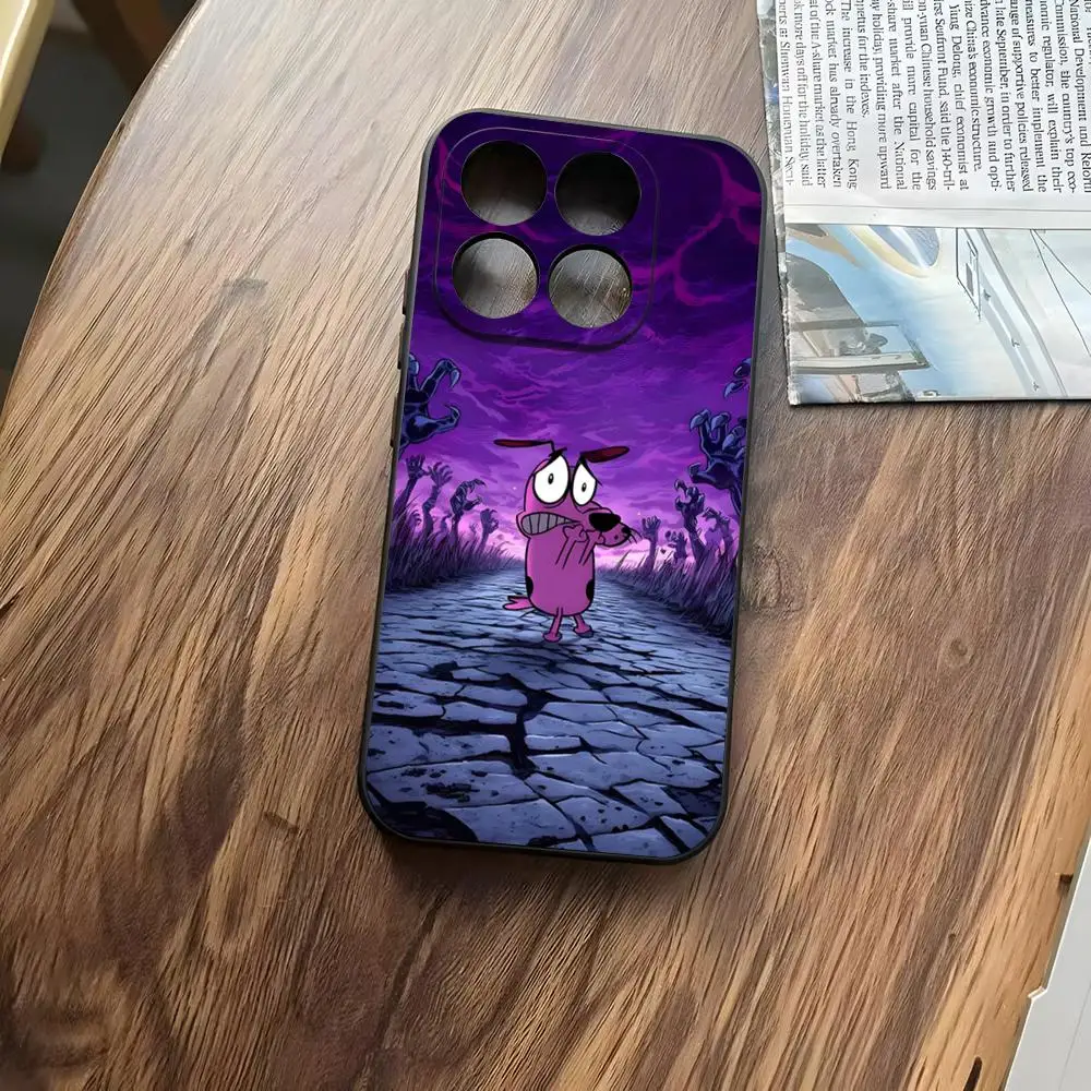 Фото Чехол для телефона C-Courage Cowardly Dog, силиконовый чехол для Redmi Note 15 A7 Xiaomi 17 Ultra 15 14 T Pro Plus 4G 5G №1