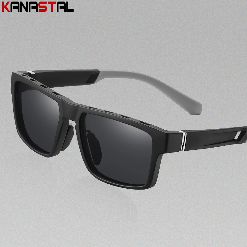 

Men's Polarized Sunglasses UV400 Women Casual Color Sun Glasses TR90 Square Eyeglasses Frame Travel Outdoor Sports Visor Eyewear