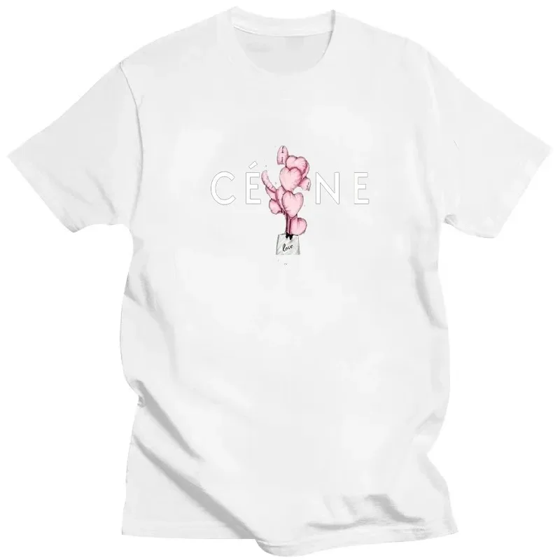 Брендовая Женская Футболка CHEL С Парфюмерным Принтом